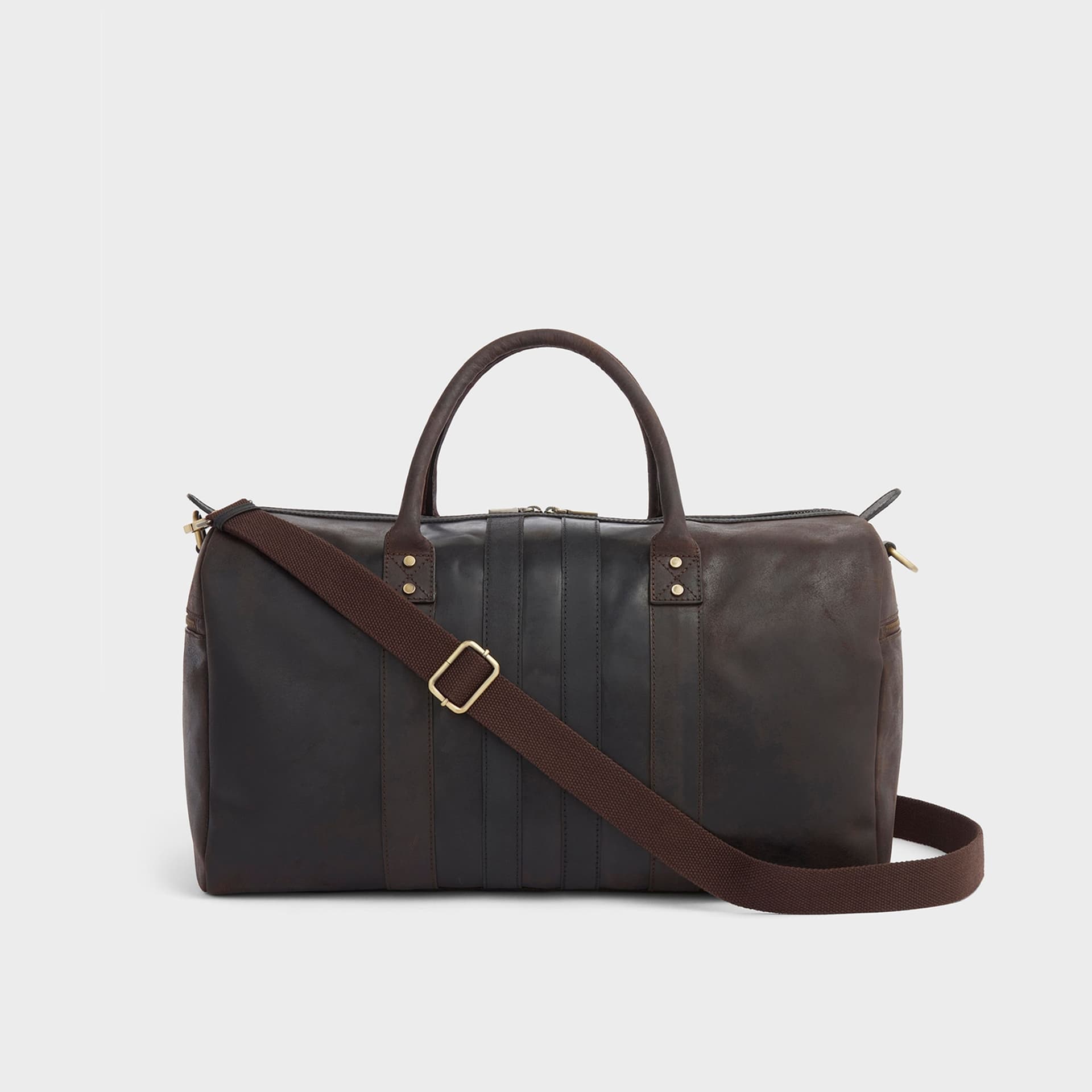 OSPREY LONDON OSPREY LONDON Men's The Jenson Leather Holdall in Brown