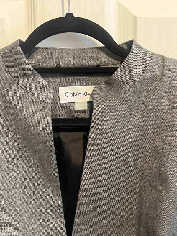 Calvin Klein gray blazer
