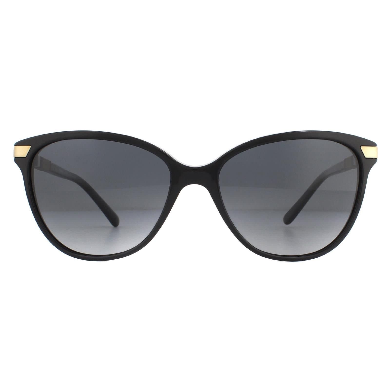 Burberry Burberry Women's Cat Eye Black Grey Gradient Polarized BE4216 Sunglasses