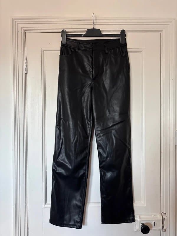 ASOS Design Women’s ASOS Design Faux Leather Trousers, size 8