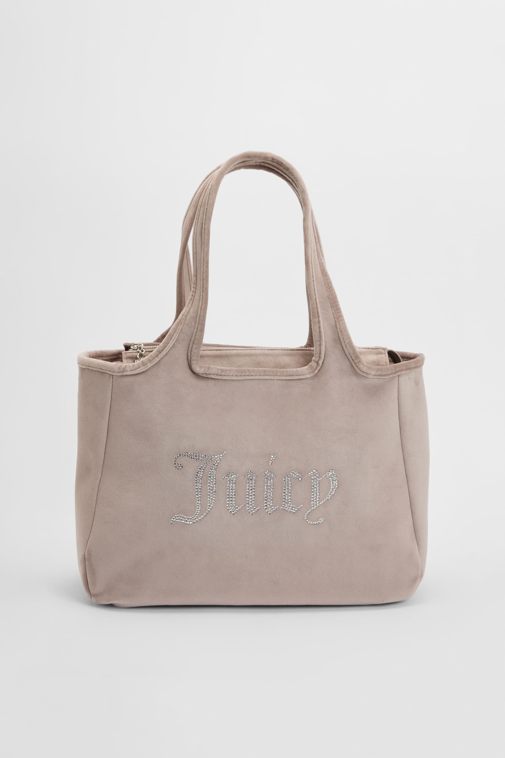 Juicy Couture Juicy Couture Women's Kimberly L. Double Handle Polyester Fungi in Taupe