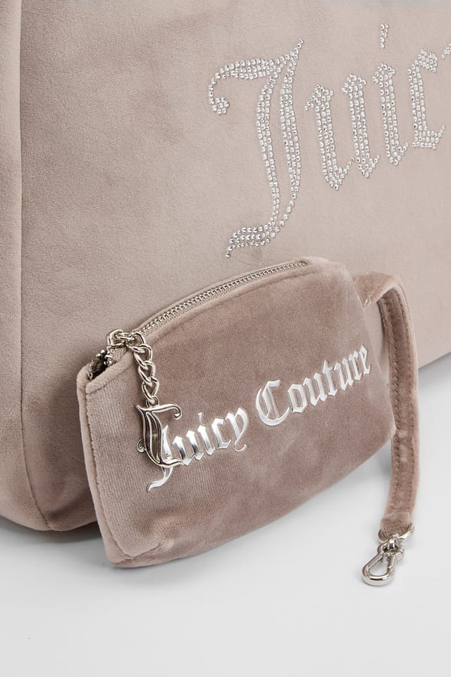 Juicy Couture Juicy Couture Women's Kimberly L. Double Handle Polyester Fungi in Taupe - 2