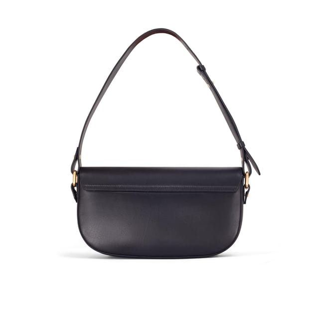 Clarks Clarks Women's Baguette Dress Black Leather Shoulder Bag - 2