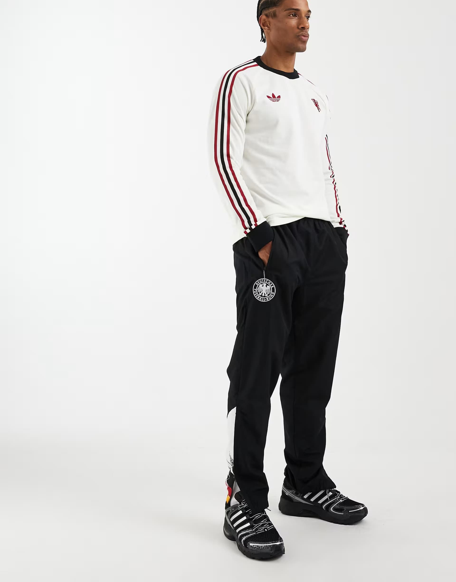 ASOS adidas Performance Almanya 1994 Black Slim-Fit Joggers