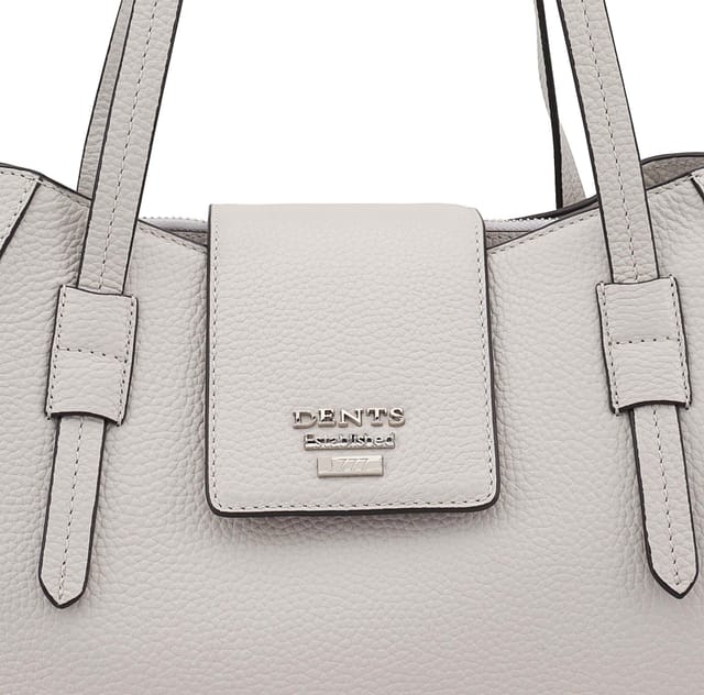 Dents Dents Women's Lumara Leather Shoulder Bag in Grey - 2
