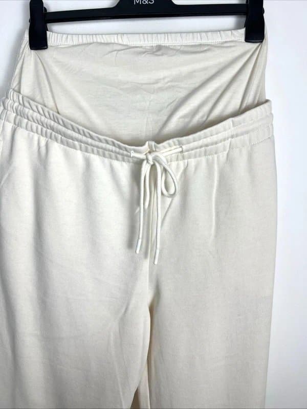 New Look New look - matenity wide leg trousers  - size 12 - cream