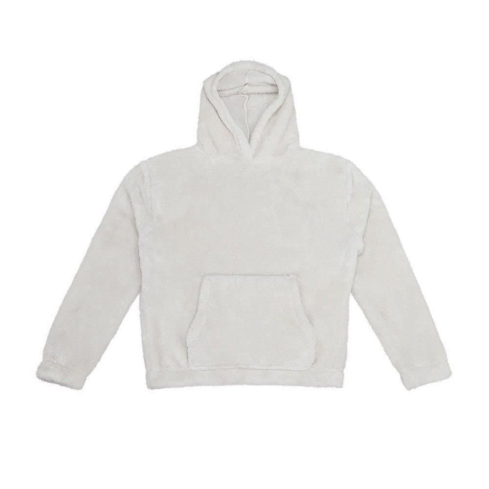 Brand Lab Brand Lab Men's Fluffy Fleece Hoodie in Natural