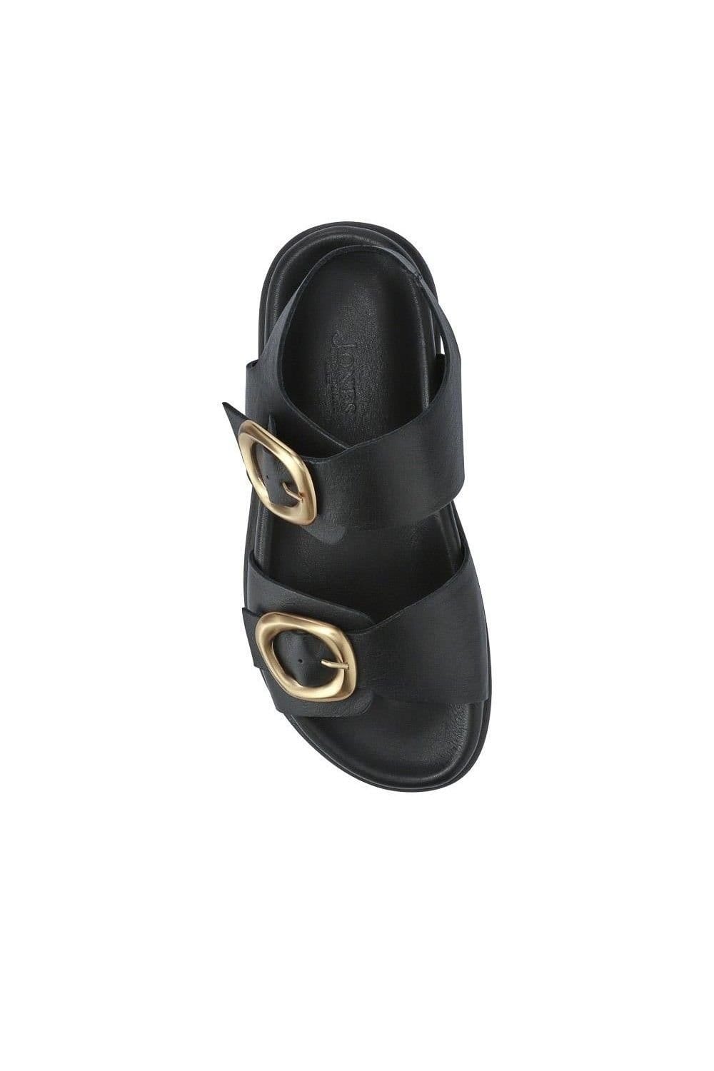 Jones Bootmaker Jones Bootmaker Women's Juneau Buckled Sandals in Black - 4