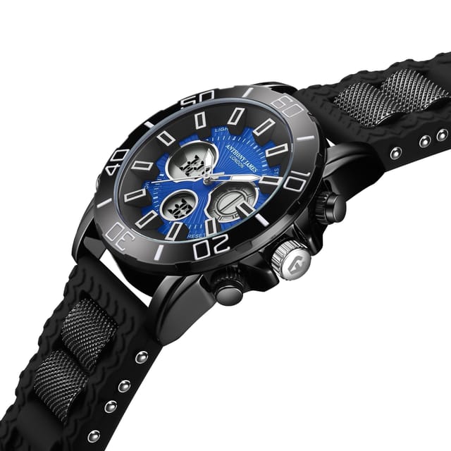 Anthony James Anthony James Men's Hand Assembled Limited Edition Speedster Watch in Blue - 3