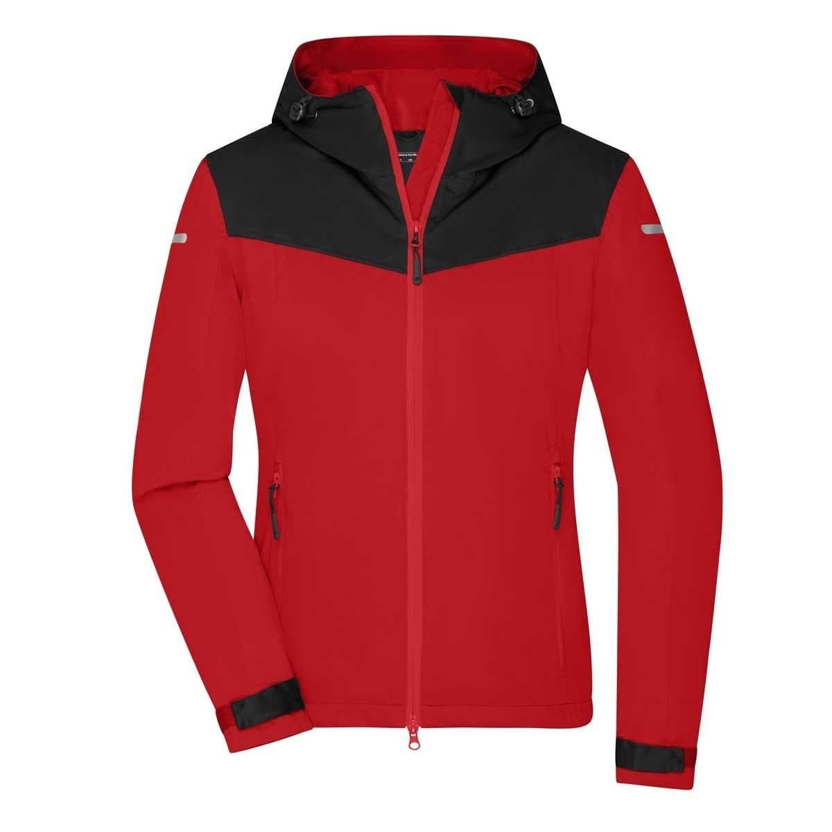 James and Nicholson James and Nicholson Women's All Weather Jacket in Light Red
