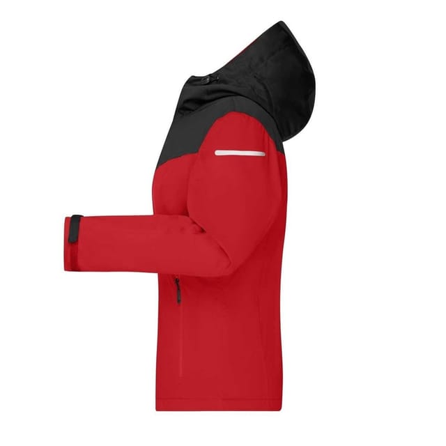 James and Nicholson James and Nicholson Women's All Weather Jacket in Light Red - 3