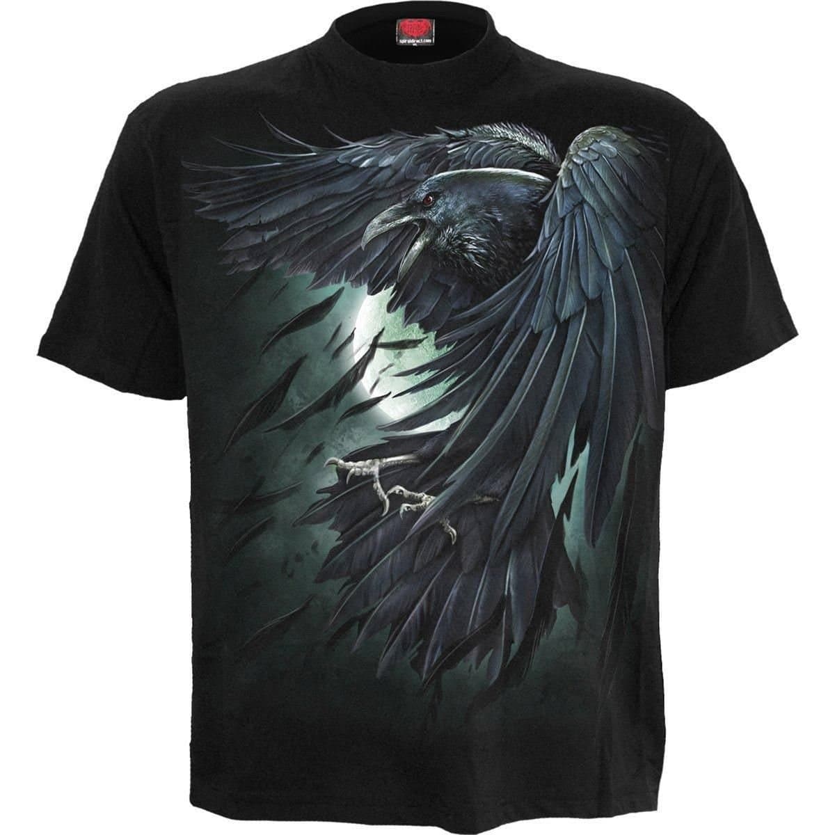 Spiral Spiral Men's SHADOW RAVEN - T-Shirt Black