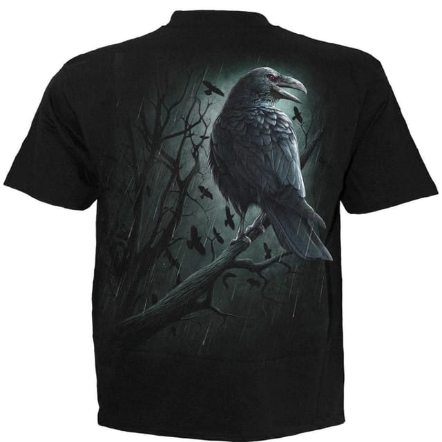 Spiral Spiral Men's SHADOW RAVEN - T-Shirt Black - 2