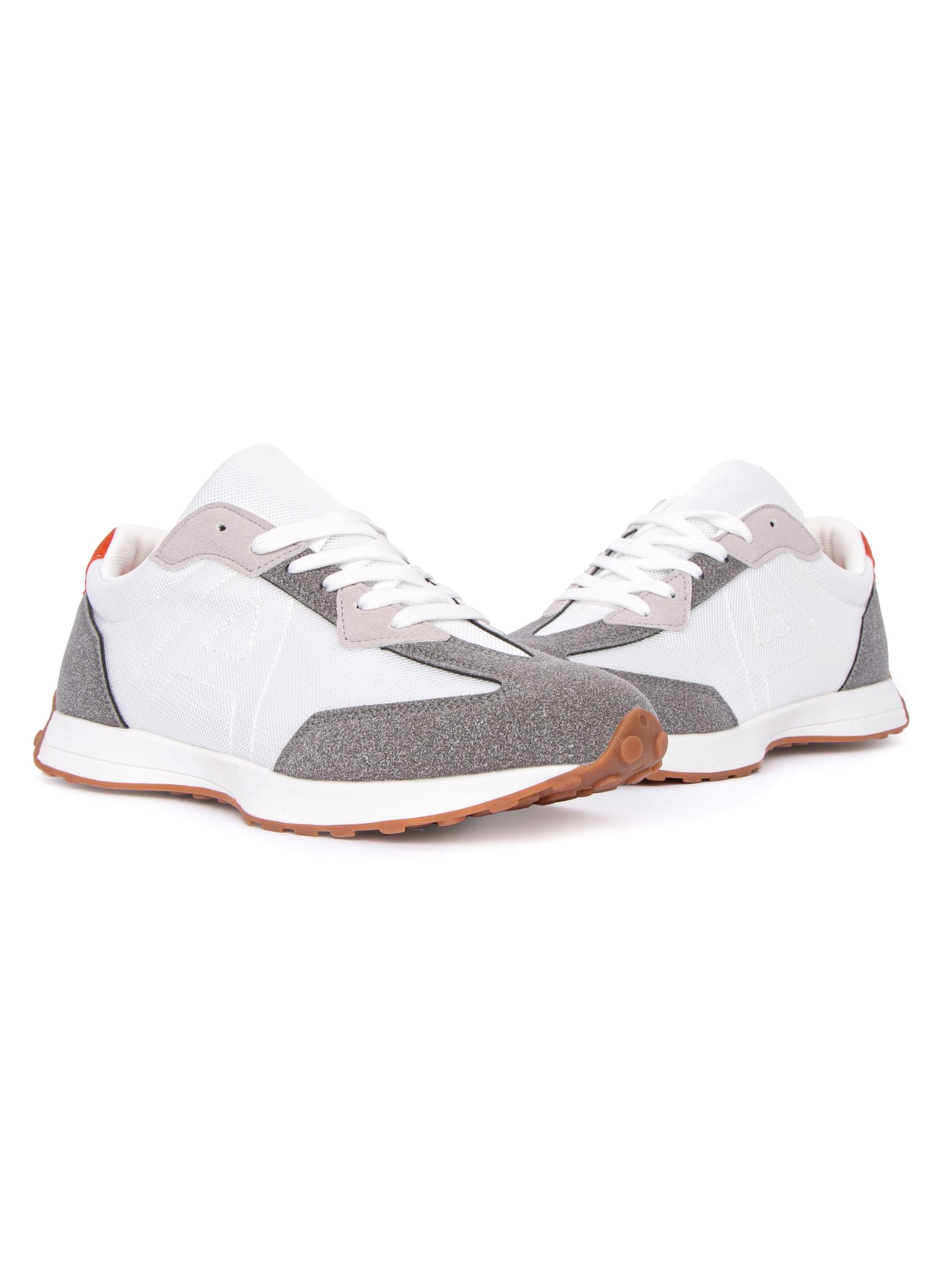Archive Design Studio Archive Design Studio Orange PU Suede Trainers