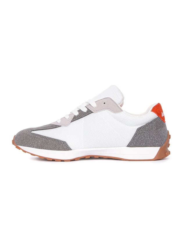 Archive Design Studio Archive Design Studio Track Men's Modern Urban Trainers - Premium PU Suede & Breathable Mesh in Orange - 3
