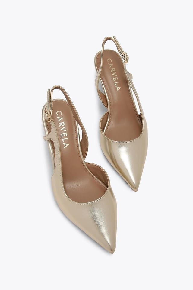 Carvela Carvela Women's 'Alina Sling' Heels in Gold - 2
