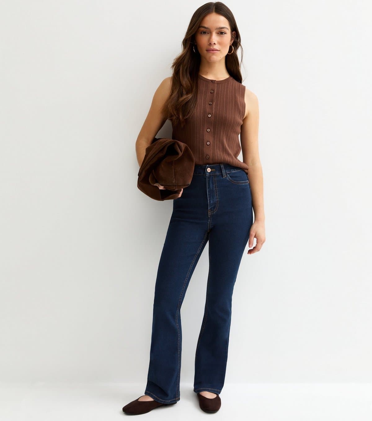 New Look New Look Navy Petite Bootcut Jeans