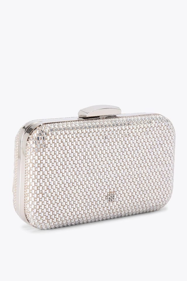 Miss KG Miss KG Women's 'Fleur Box' Bag in Silver - 3