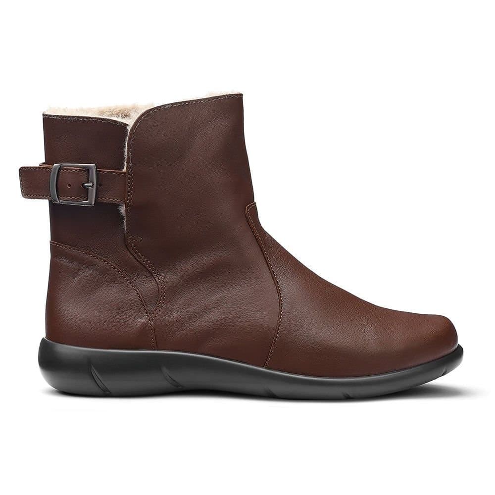 Hotter Hotter Women's Wide Fit ' Rustle' Boots in Walnut