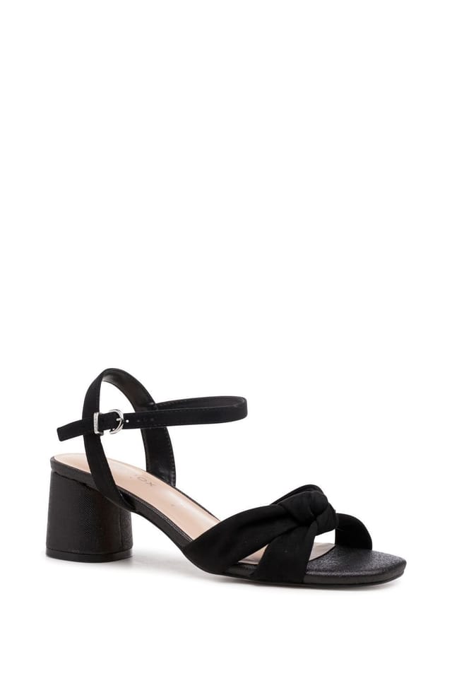 Paradox London Paradox London Women's 'Nalani' Wide Fit Block Heel Sandal in Black - 2