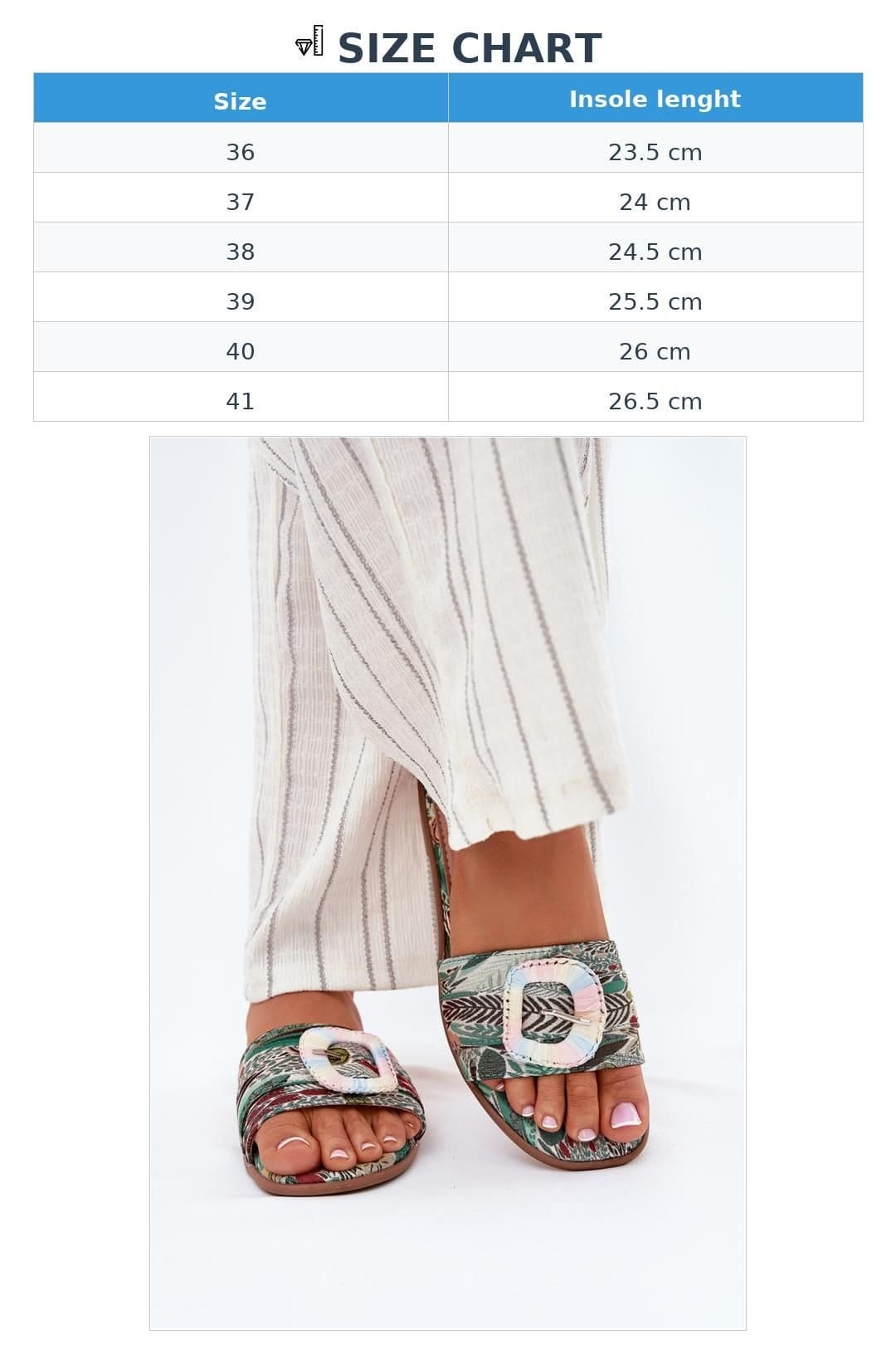 Love Lace Love Lace Women's Textile Flat Heeled Sandals With Front Decorative Buckle - 4