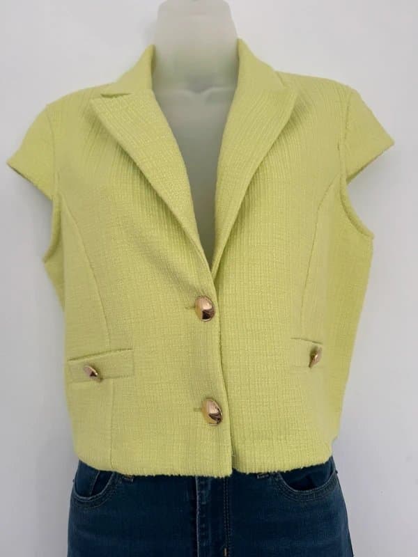 River Island * NEW * (with tags / shop floor ) River Island Petite Boucle Jacket Green - M : UK 12/14