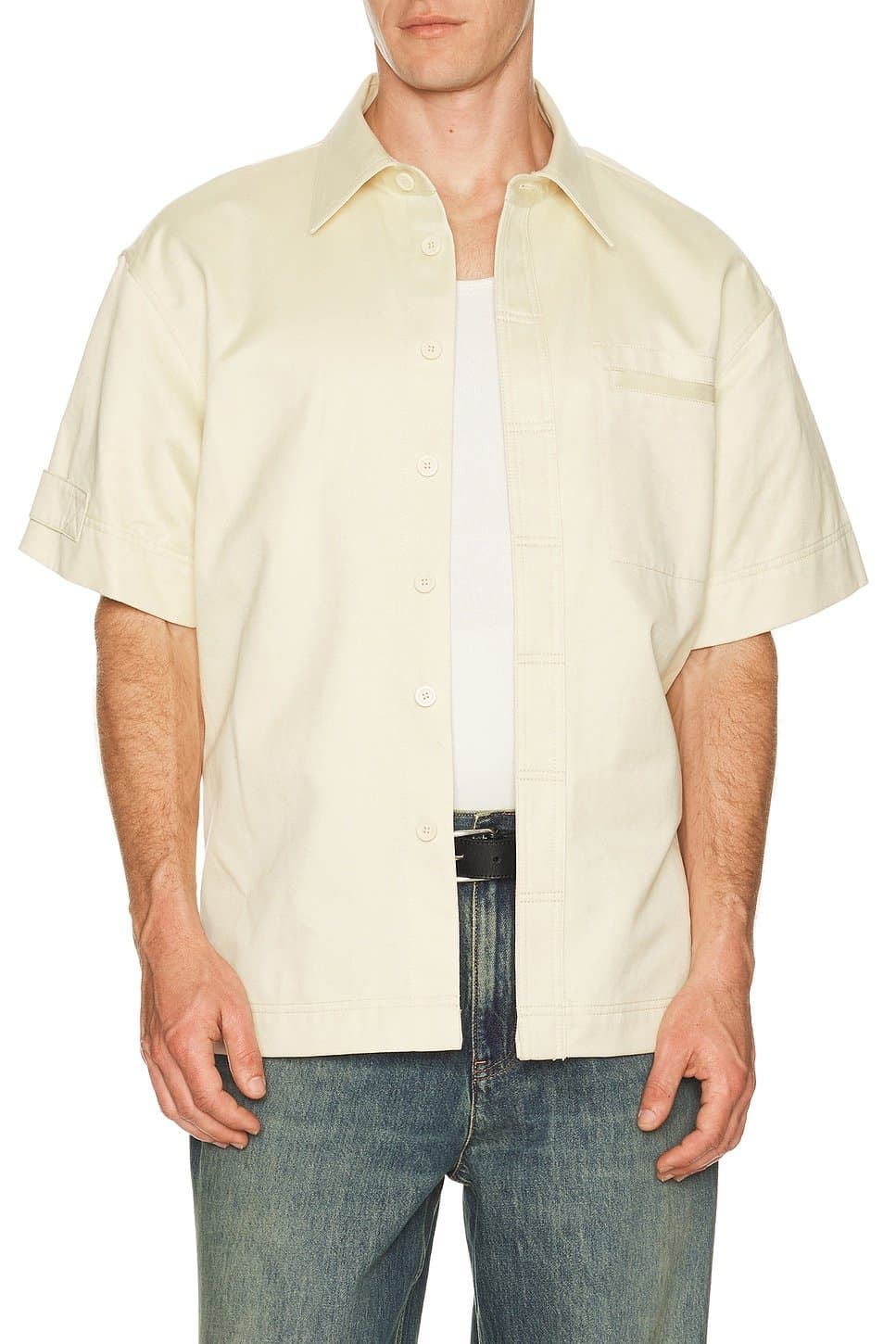 revolve Helmut Lang E02 Short Sleeve Loop Tape Shirt