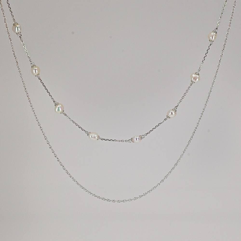 Nudie Jewellery Nudie Jewellery Silver Freshwater Pearl Necklace