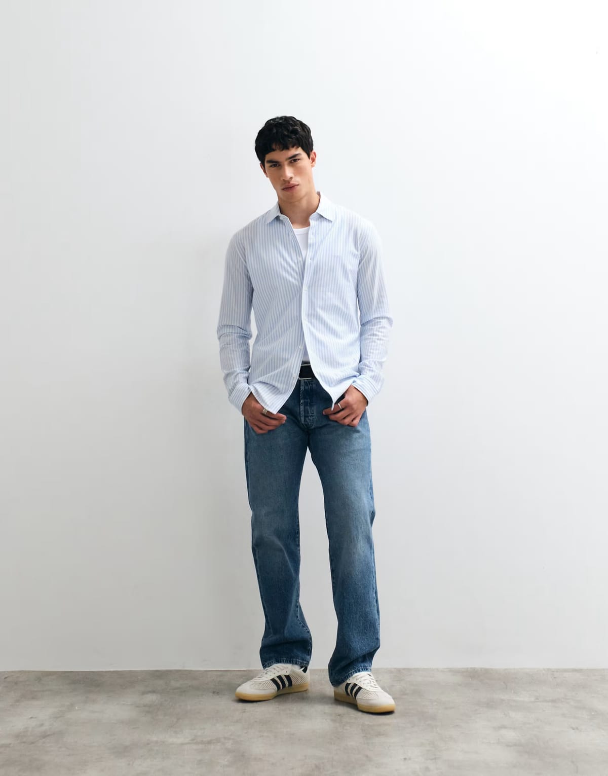 ASOS Boss Orange my soft slim fit shirt in light blue - 1