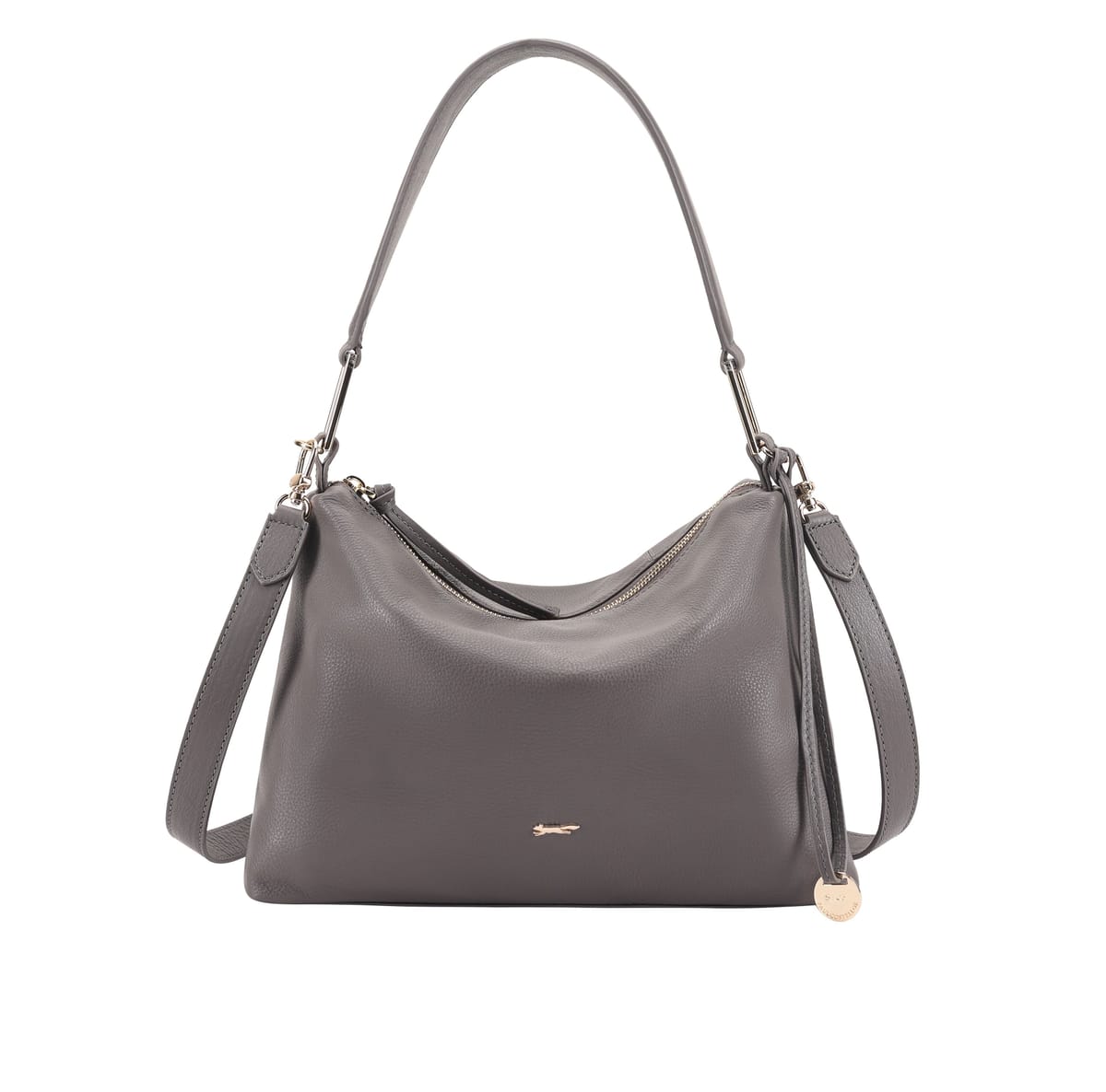 Paul Costelloe Paul Costelloe Women's Mahuida Leather Multi Way Bag in Taupe - 1