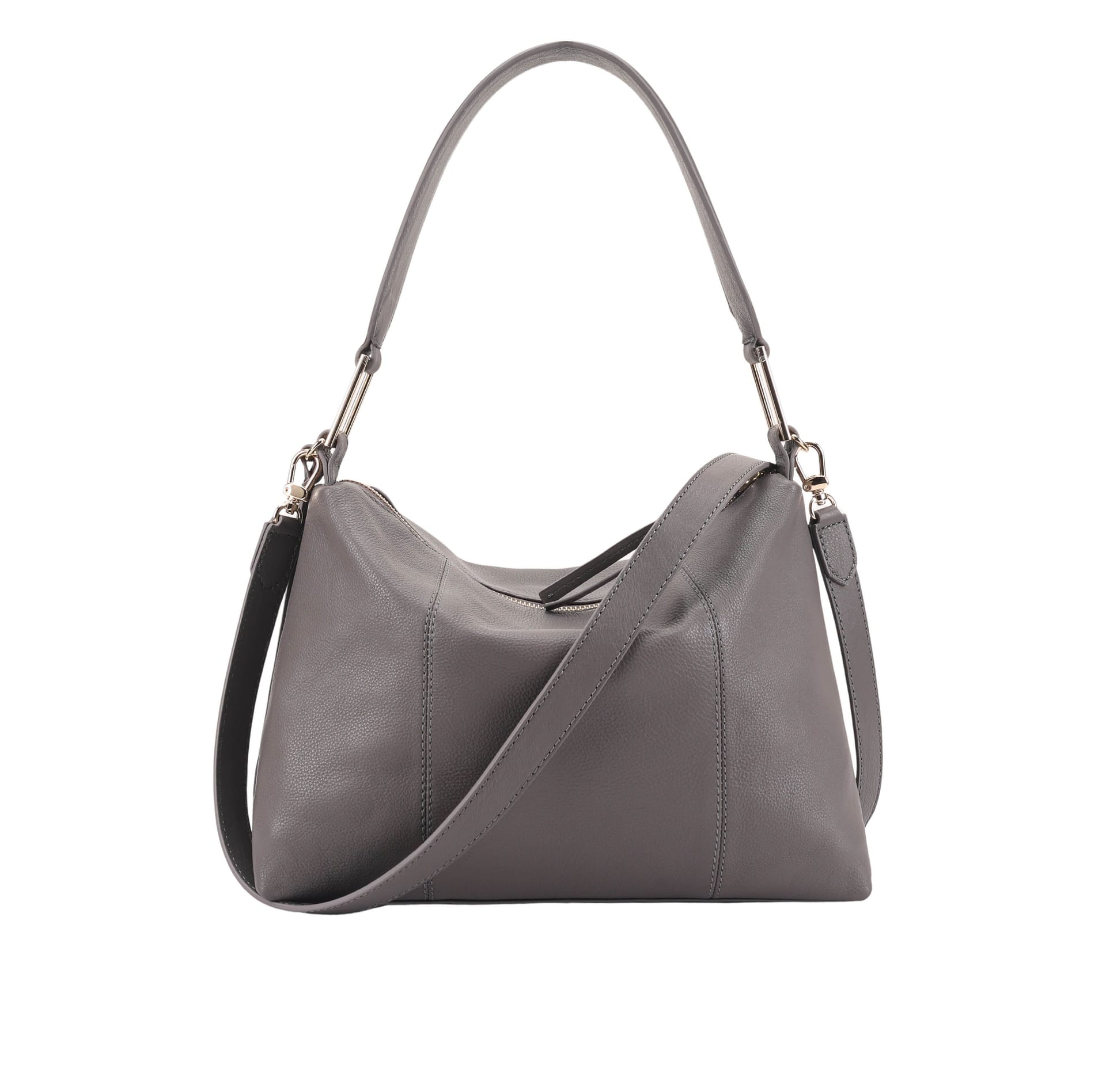 Paul Costelloe Paul Costelloe Women's Mahuida Leather Multi Way Bag in Taupe - 4