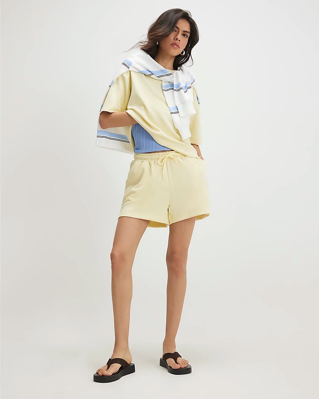 River Island River Island Womens Yellow Premium Shorts