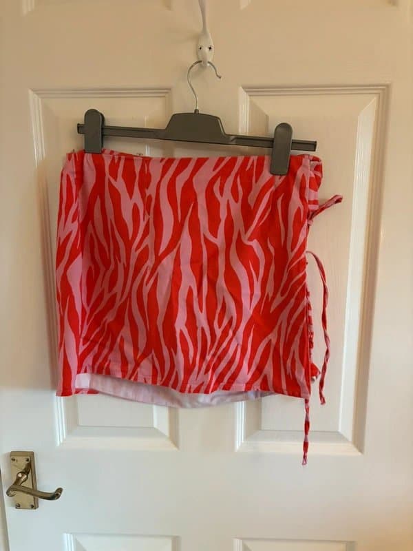 ASOS patterned mini skirt