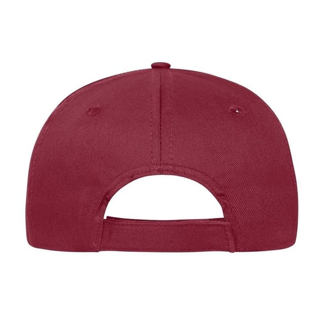 Myrtle Beach Myrtle Beach Men's 6 Panel Cotton Baseball Cap in Burgundy - 2