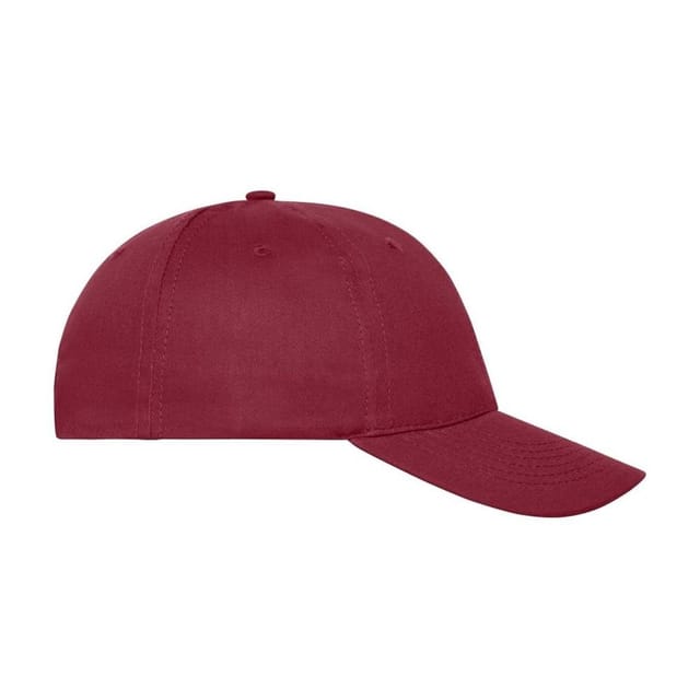 Myrtle Beach Myrtle Beach Men's 6 Panel Cotton Baseball Cap in Burgundy - 3