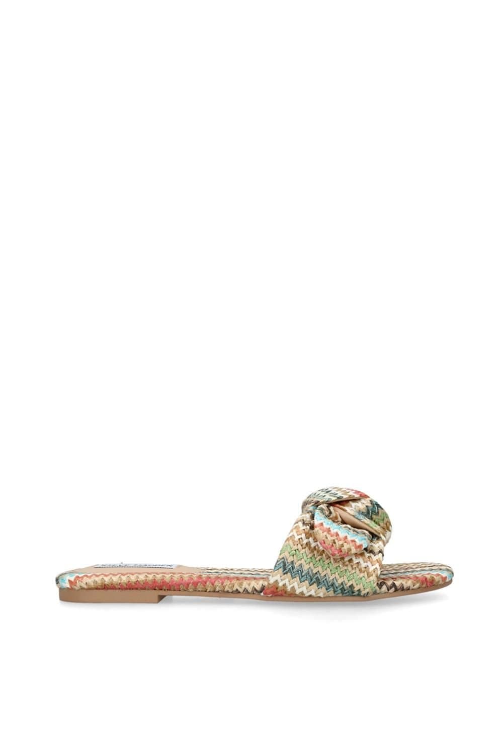 Steve Madden STEVE MADDEN Women's 'Misha Multi' Fabric Sandals in Cream