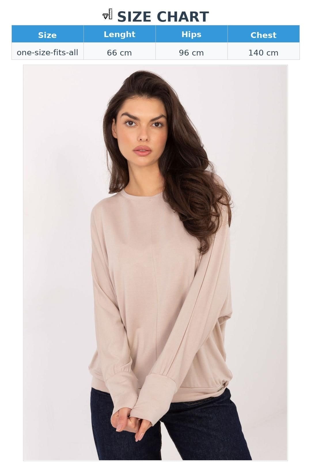 Love Lace Love Lace Women's Everyday Micro Modal Knit Casual Blouse in Beige - 4
