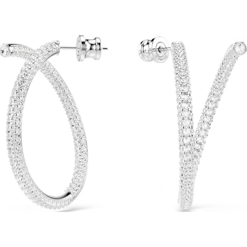Swarovski Swarovski Women's 5695939 Dextera Pair Of Earrings in Silver - 1