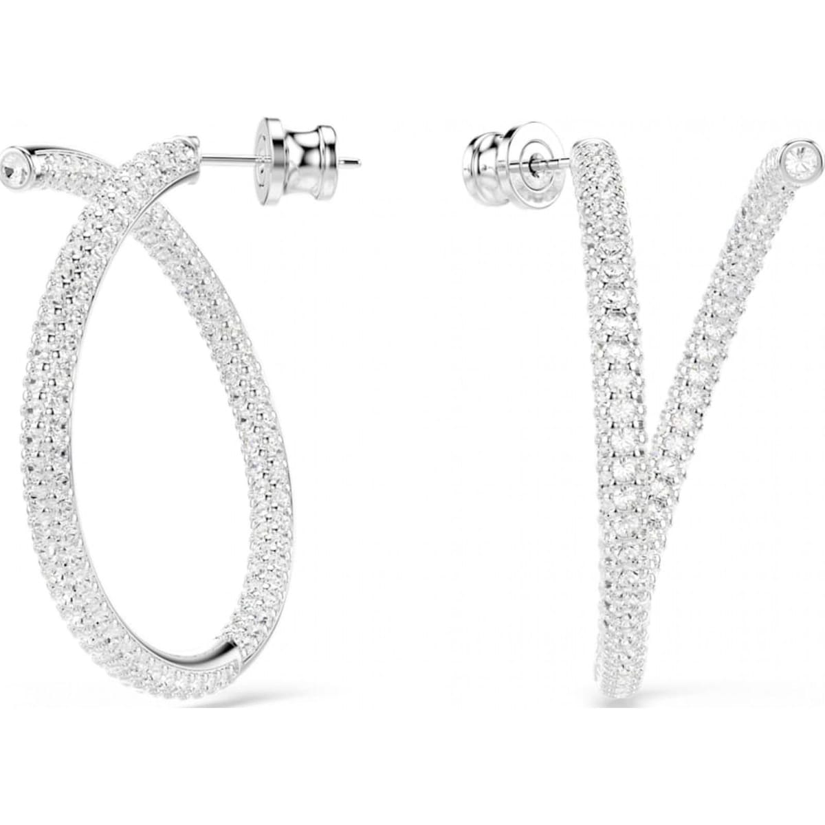 Swarovski Swarovski Women's 5695939 Dextera Pair Of Earrings in Silver - 1