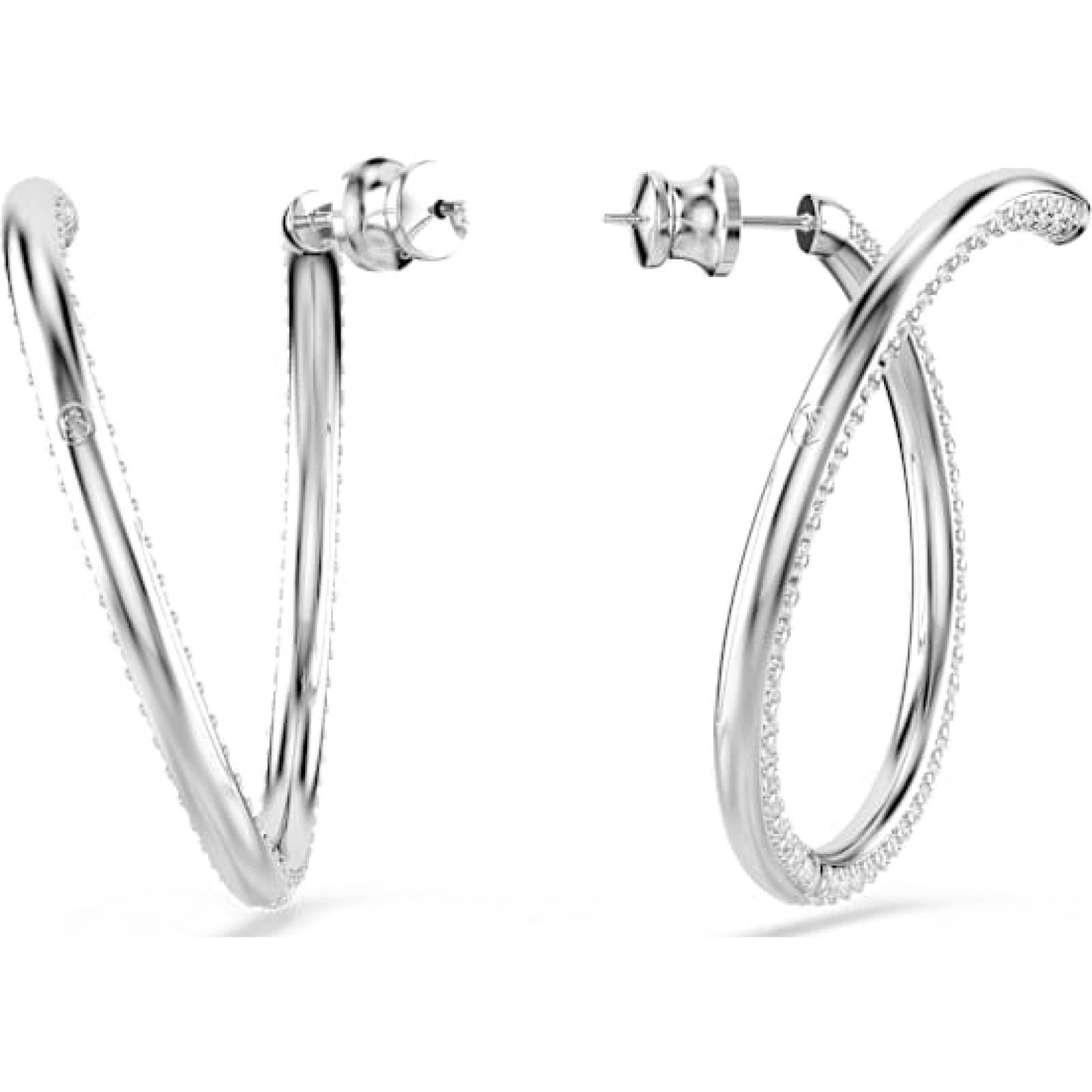 Swarovski Swarovski Women's 5695939 Dextera Pair Of Earrings in Silver - 2