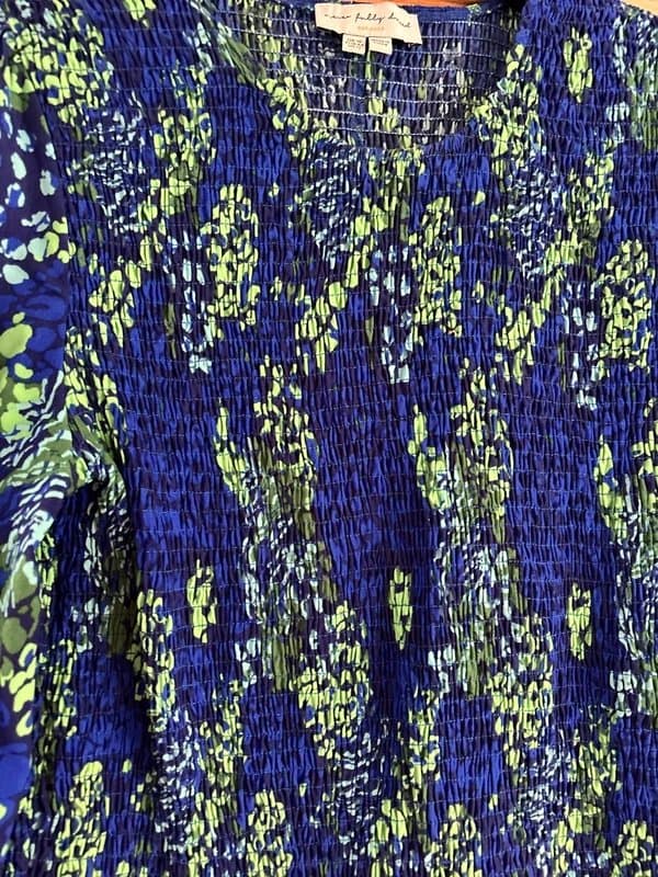 Never Fully Dressed Never fully dressed dress in blue and green