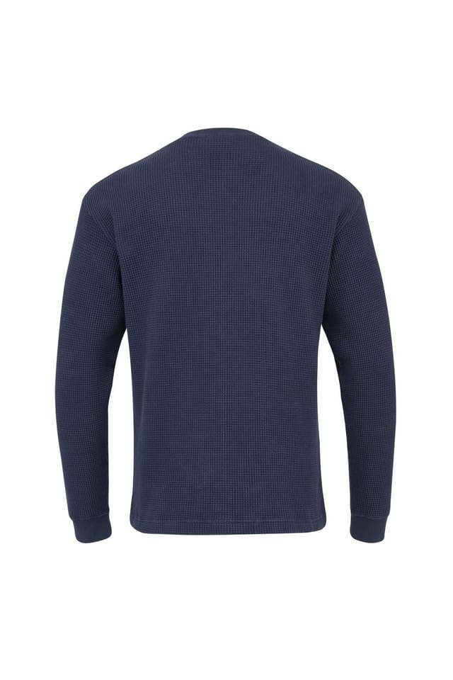 Celtic & Co Celtic & Co Men's Waffle Sweatshirt in Navy - 3