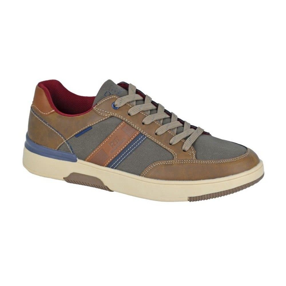 R21 R21 Men's Patterned Trainers in Brown