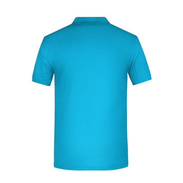 James and Nicholson James and Nicholson Men's Bio Workwear Polo Shirt in Turquoise - 2