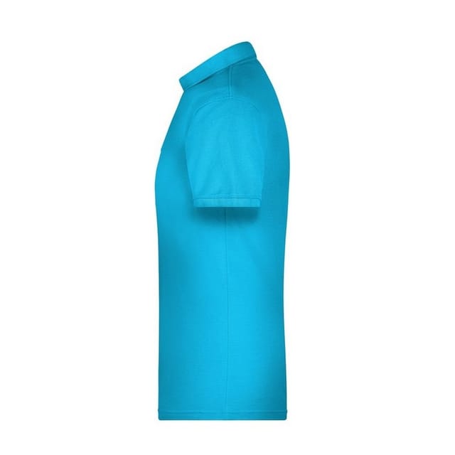 James and Nicholson James and Nicholson Men's Bio Workwear Polo Shirt in Turquoise - 3