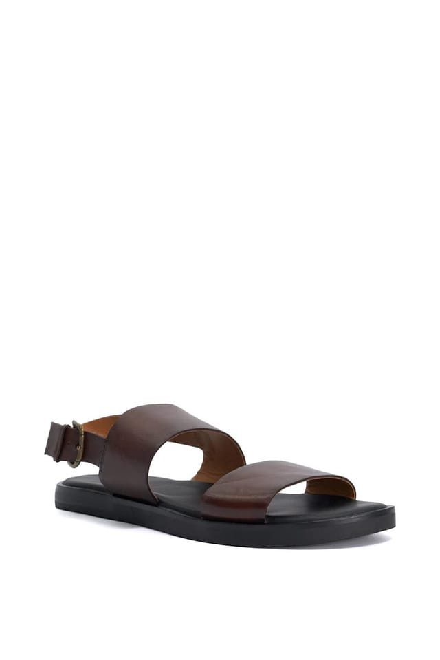 Dune London Dune London Men's 'Issac' Leather Sandals in Brown - 2