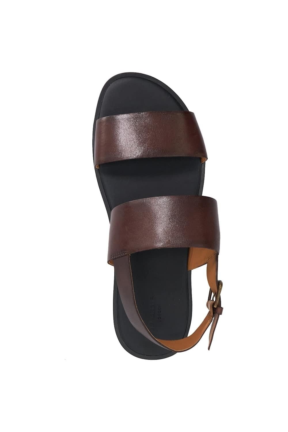 Dune London Dune London Men's 'Issac' Leather Sandals in Brown - 4