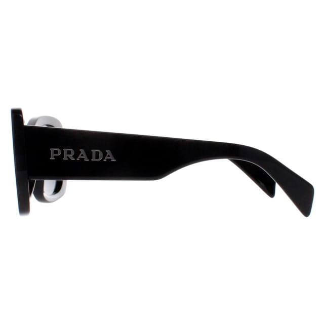 Prada Prada Women's Oval Black Dark Grey PRA08S - 3