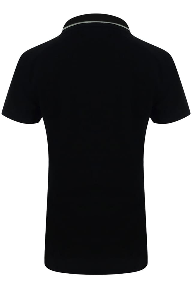 Love Moschino Love Moschino Women's Short Sleeve Polo Shirt in Black - 3