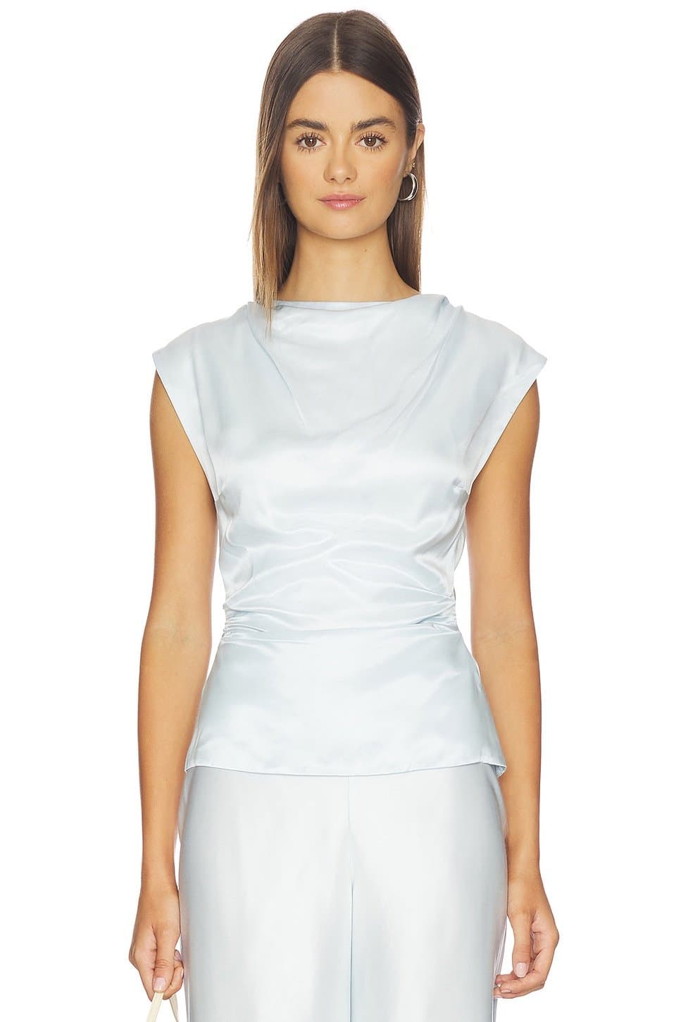 revolve Revolve Mika Top in Skywriting Satin